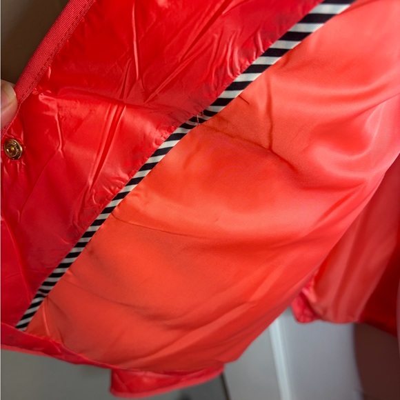 Kate Spade New York Travel Hooded Quilted Packable Puffer Jacket Coral XL NWT - Picture 7 of 13